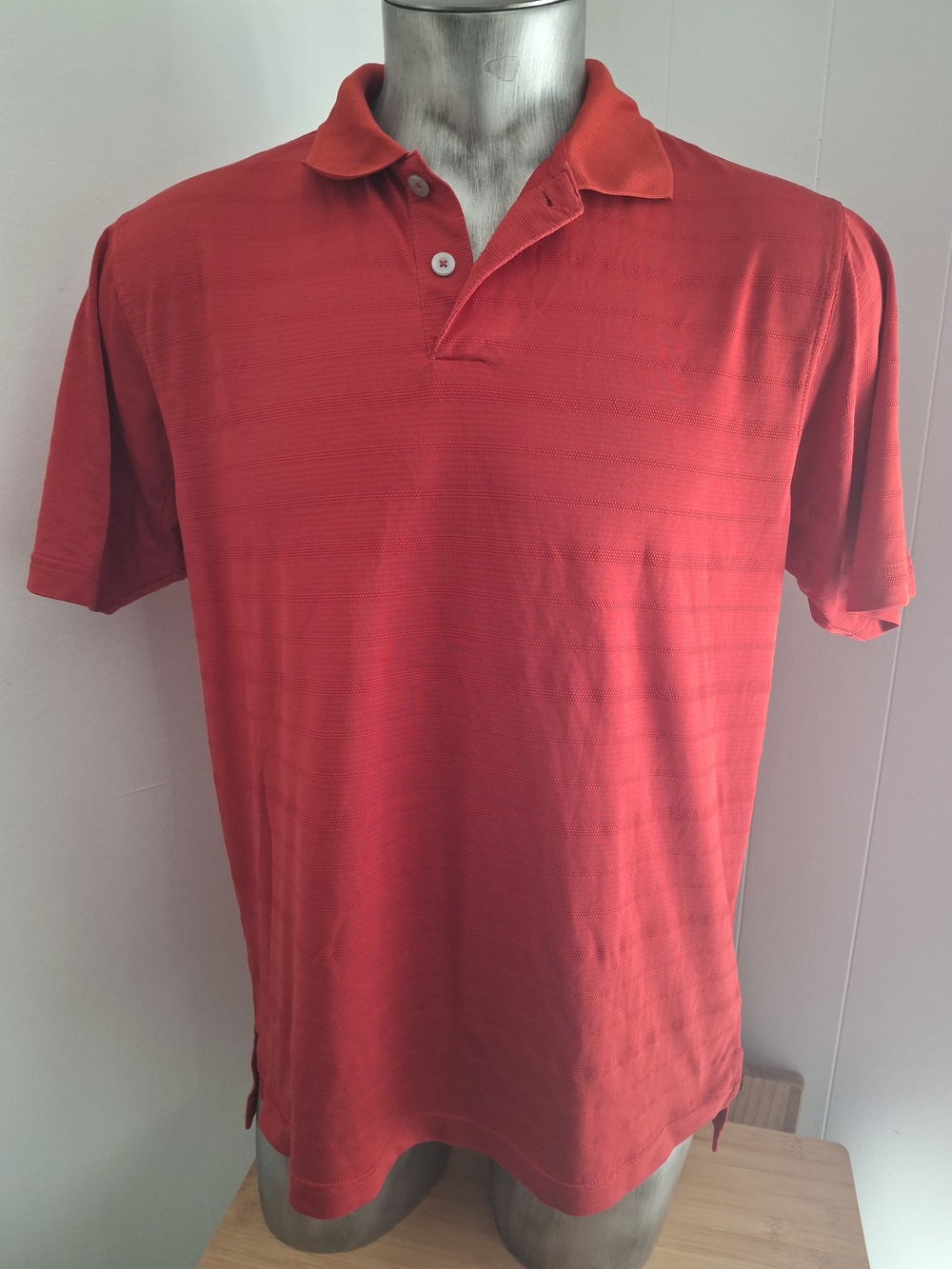 adidas Red Men's Polo Shirt